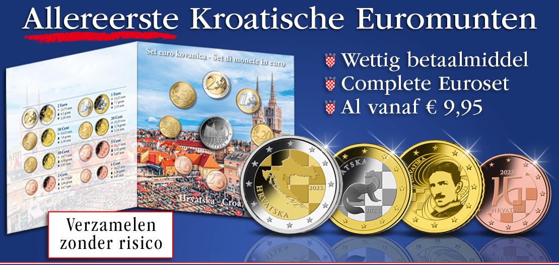 Officiële Eerste Kroatische Euro’s
